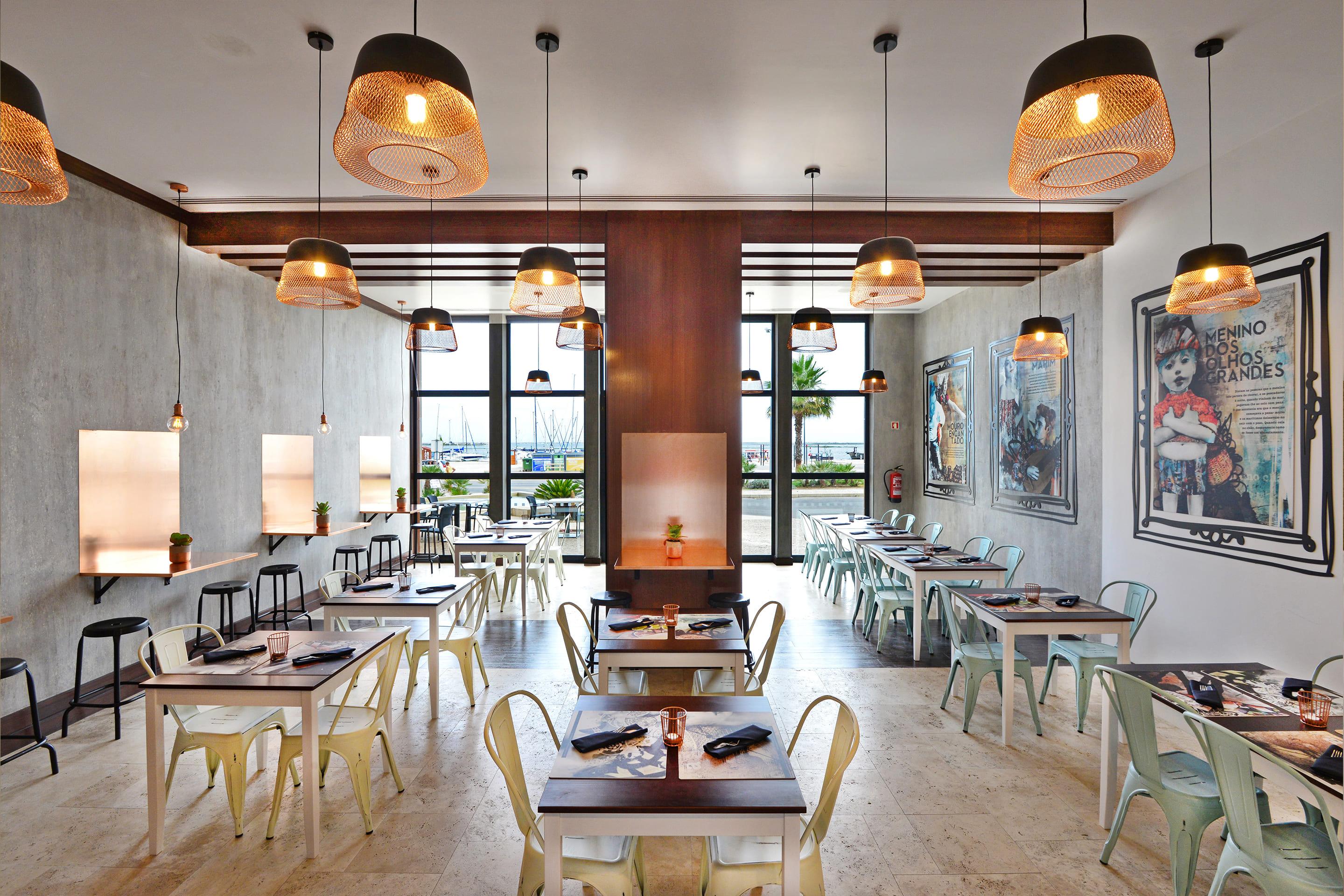 Real Marina Hotel & Spa Olhão Εξωτερικό φωτογραφία Restaurant interior